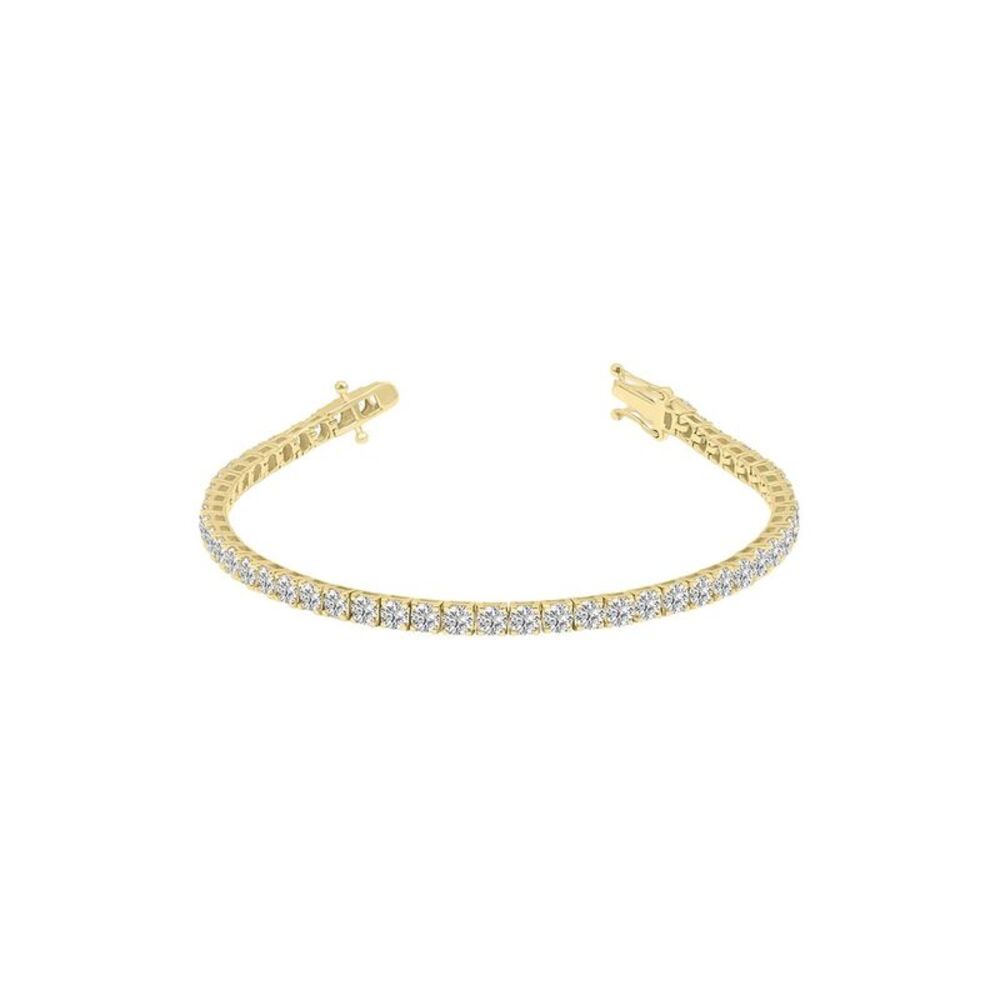14K 7.00 Ct. Tw. Lab Grown Diamond Tennis Bracelet